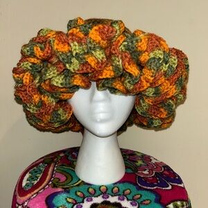 Fall Triple Ruffle beanie